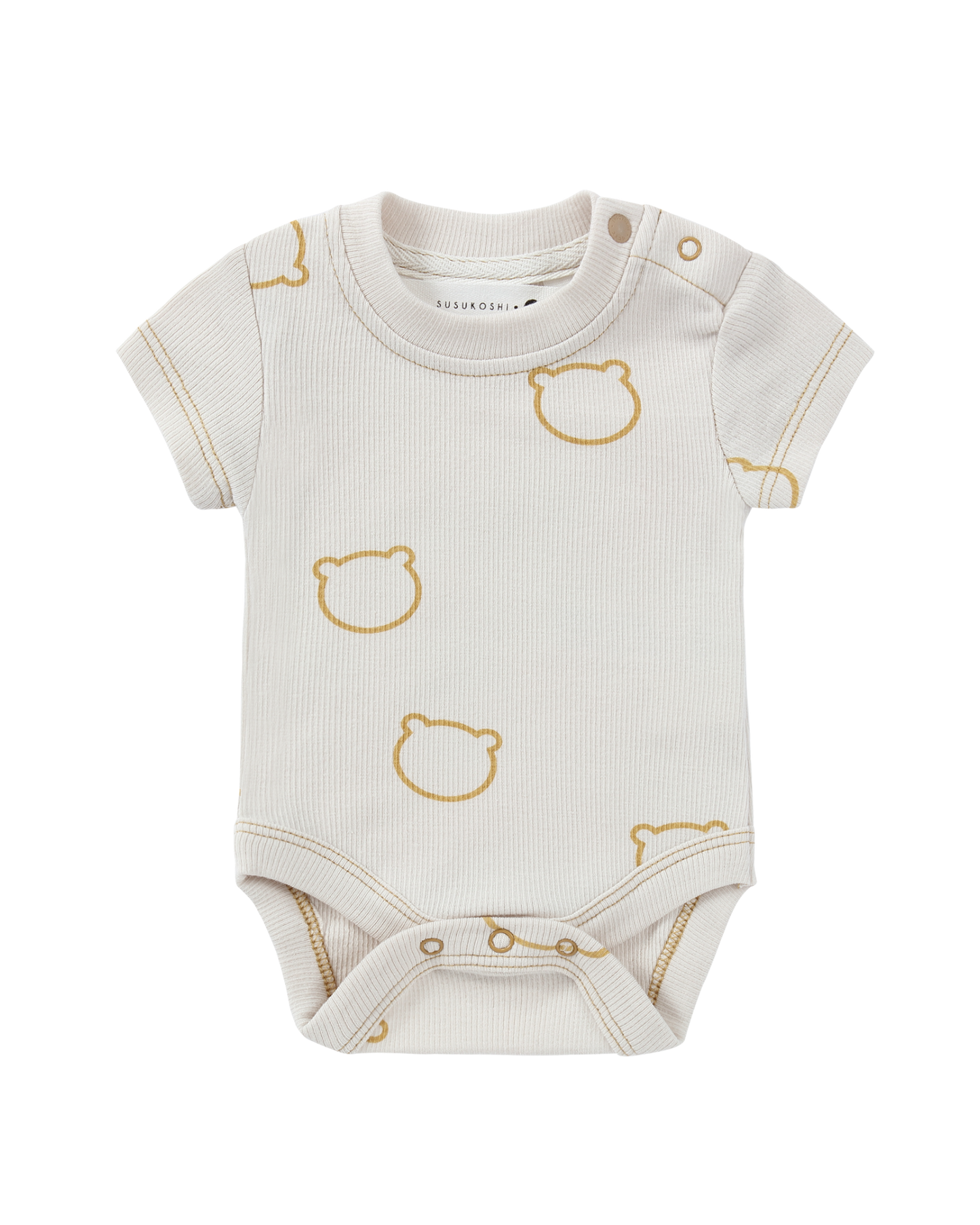 Organic S/S Classic Bodysuit - Boo Bear