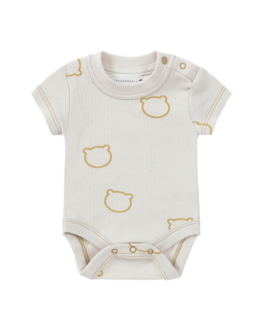Organic S/S Classic Bodysuit - Boo Bear