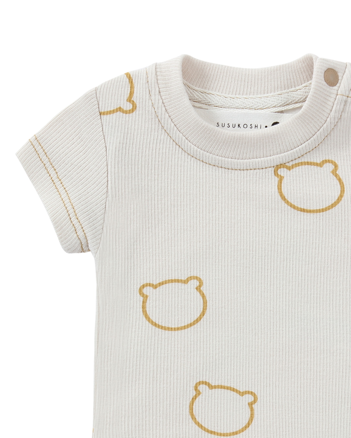 Organic S/S Classic Bodysuit - Boo Bear