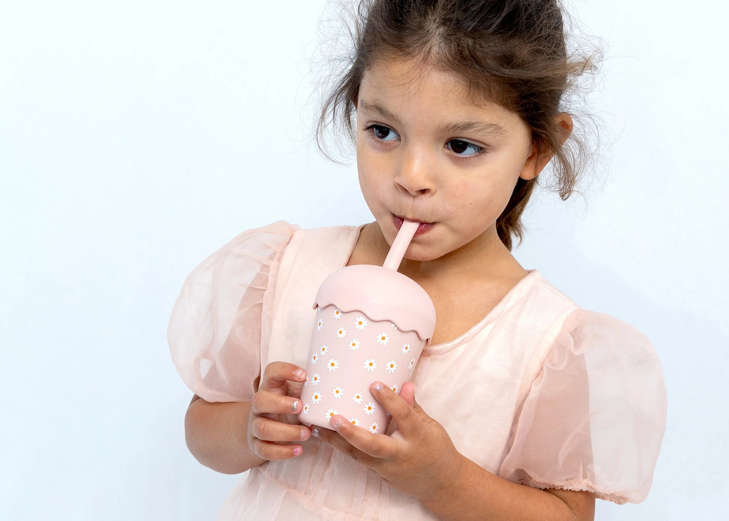Mini Smoothie Cup 200ml - Pink Daisy