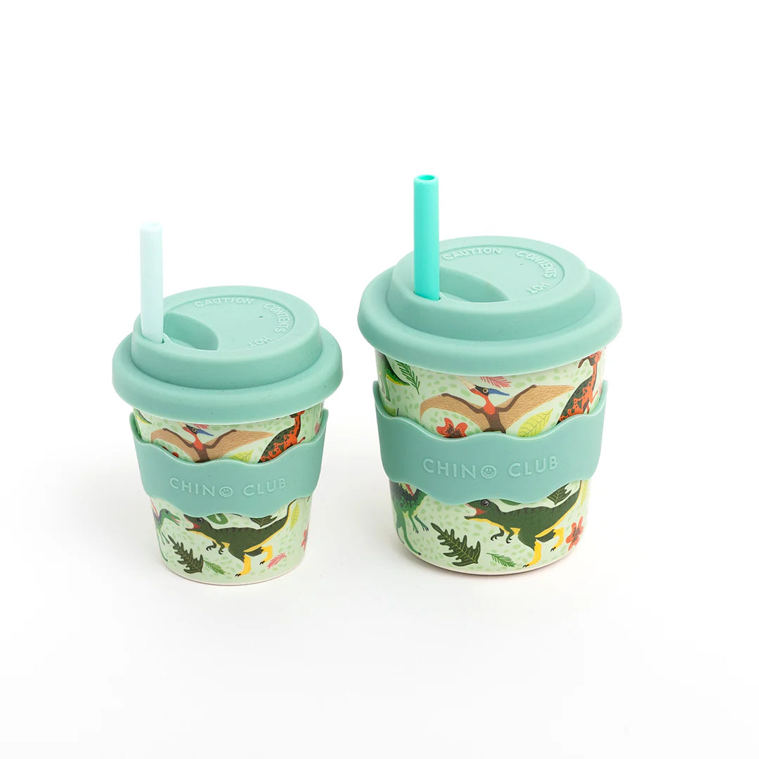 Babyccino Cup 4oz - Green Dino