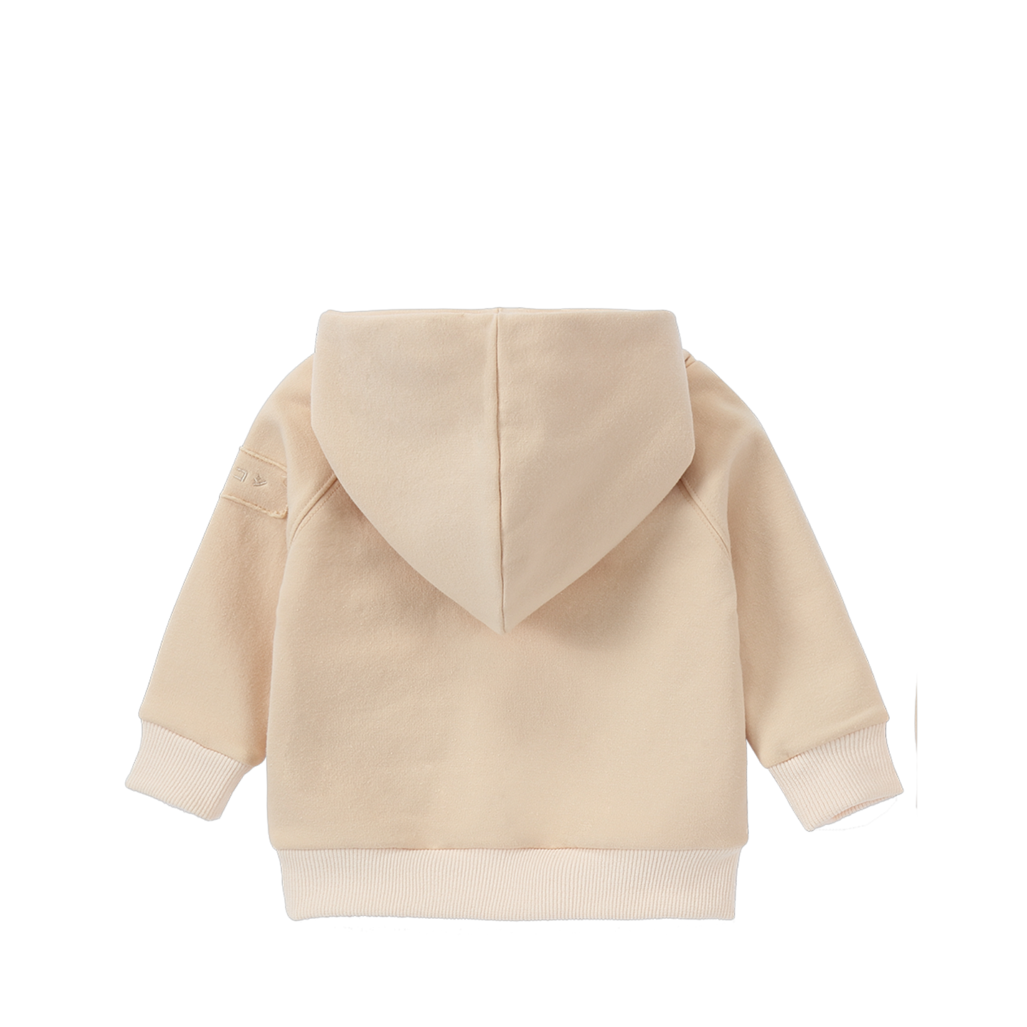 Organic Fleece Hoodie - Almond