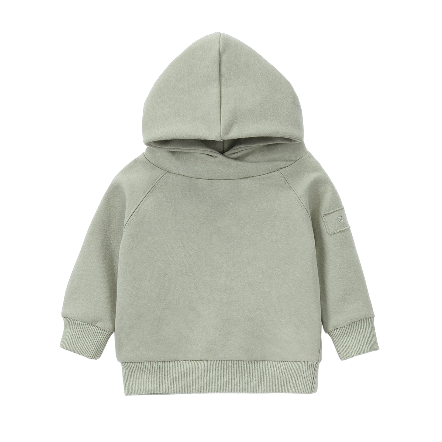 Organic Fleece Hoodie - Sage