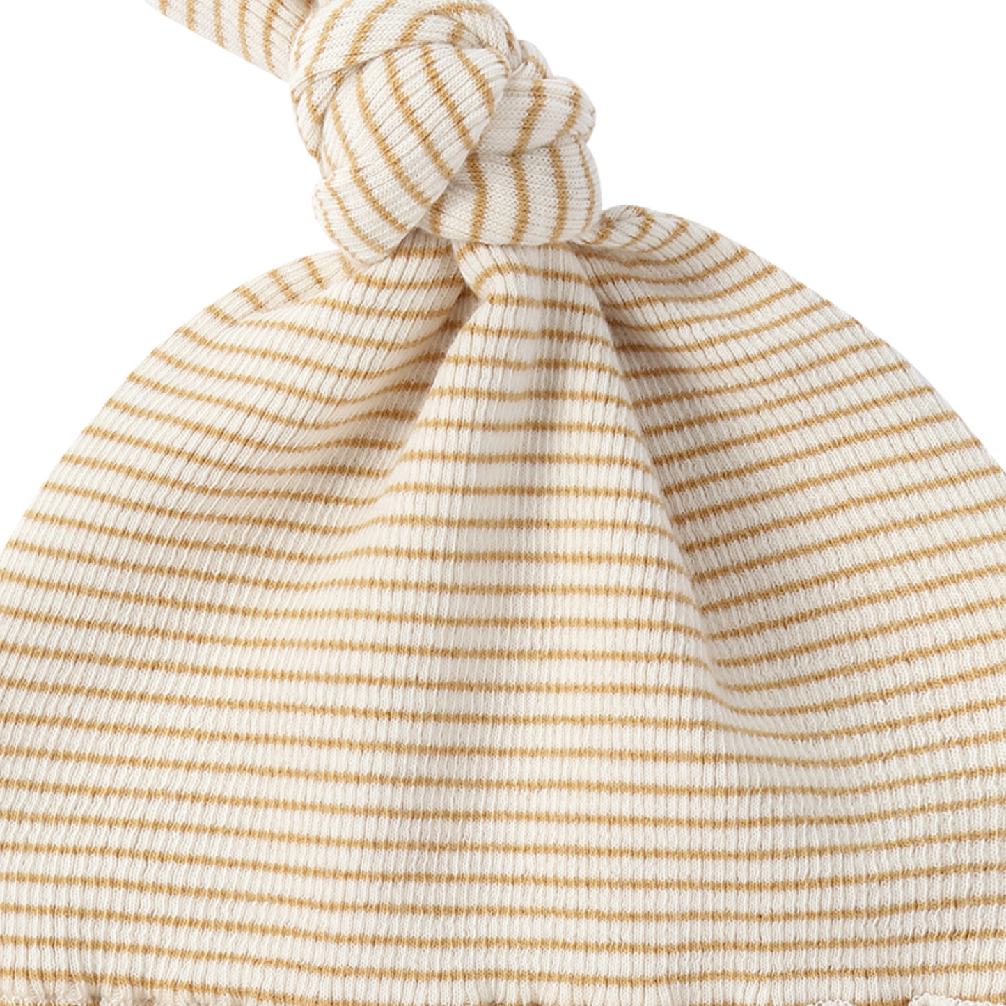 Organic Knotted Hat - Honey