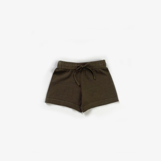 Knit Shorts - Olive