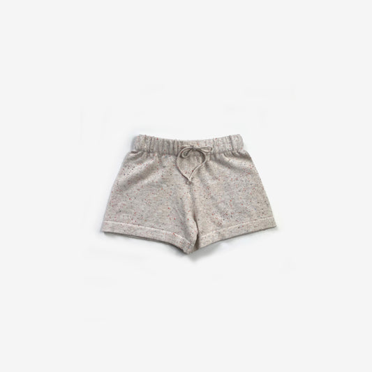 Knit Shorts - Speckle Oat