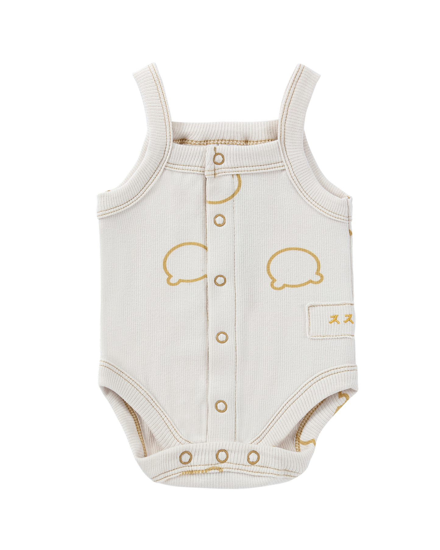 Organic Tank Suit - Boo Bear