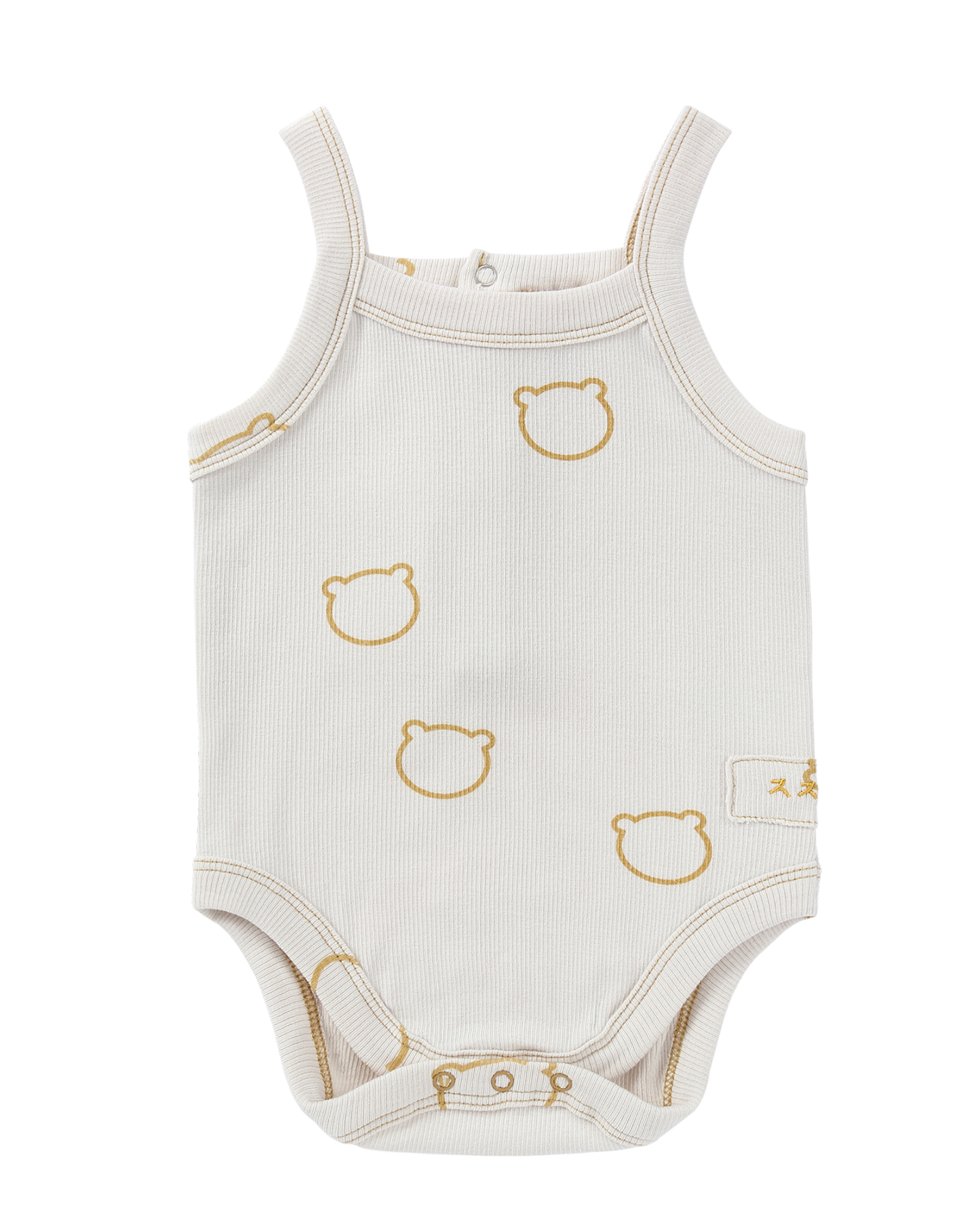 Organic Tank Suit - Boo Bear