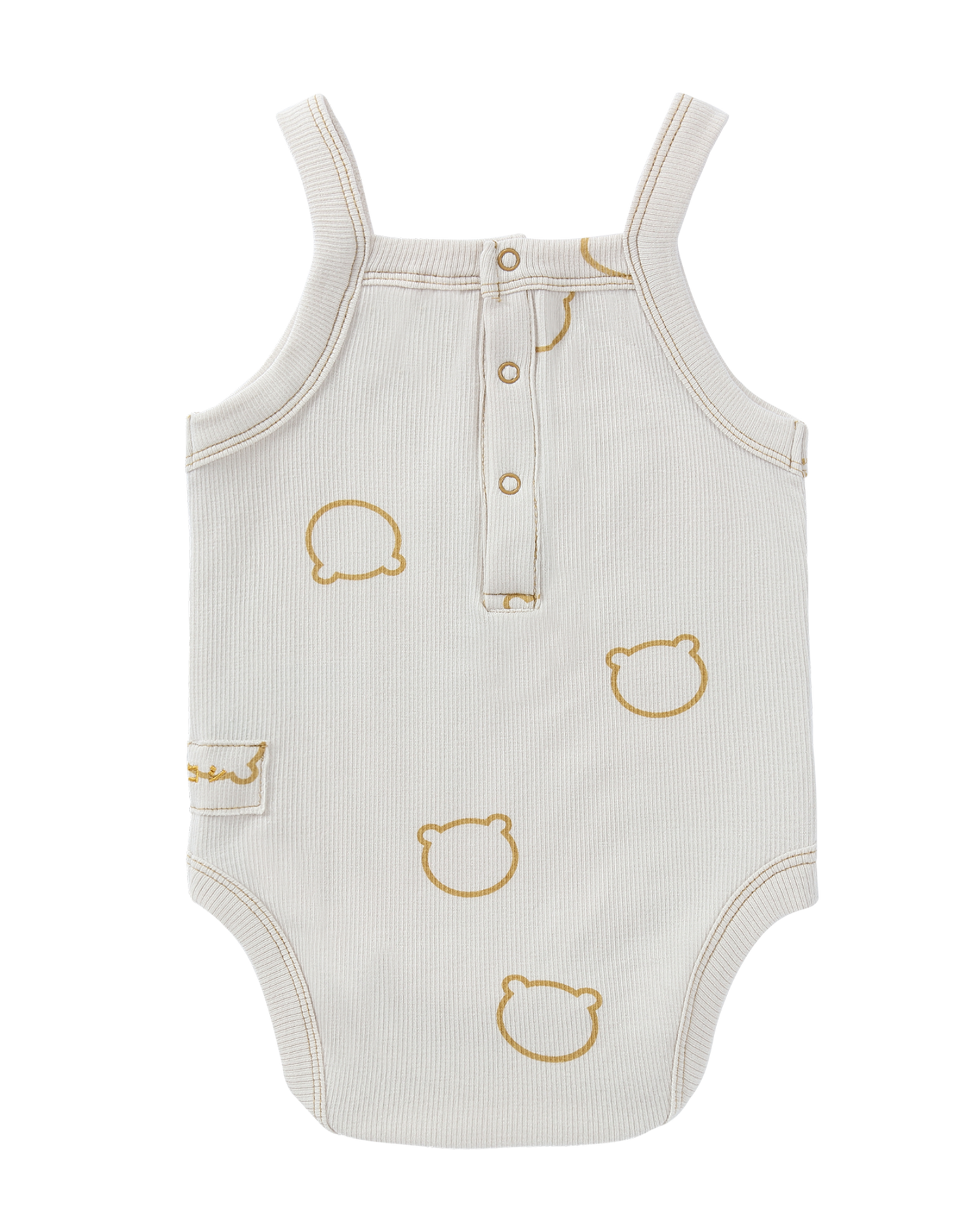 Organic Tank Suit - Boo Bear