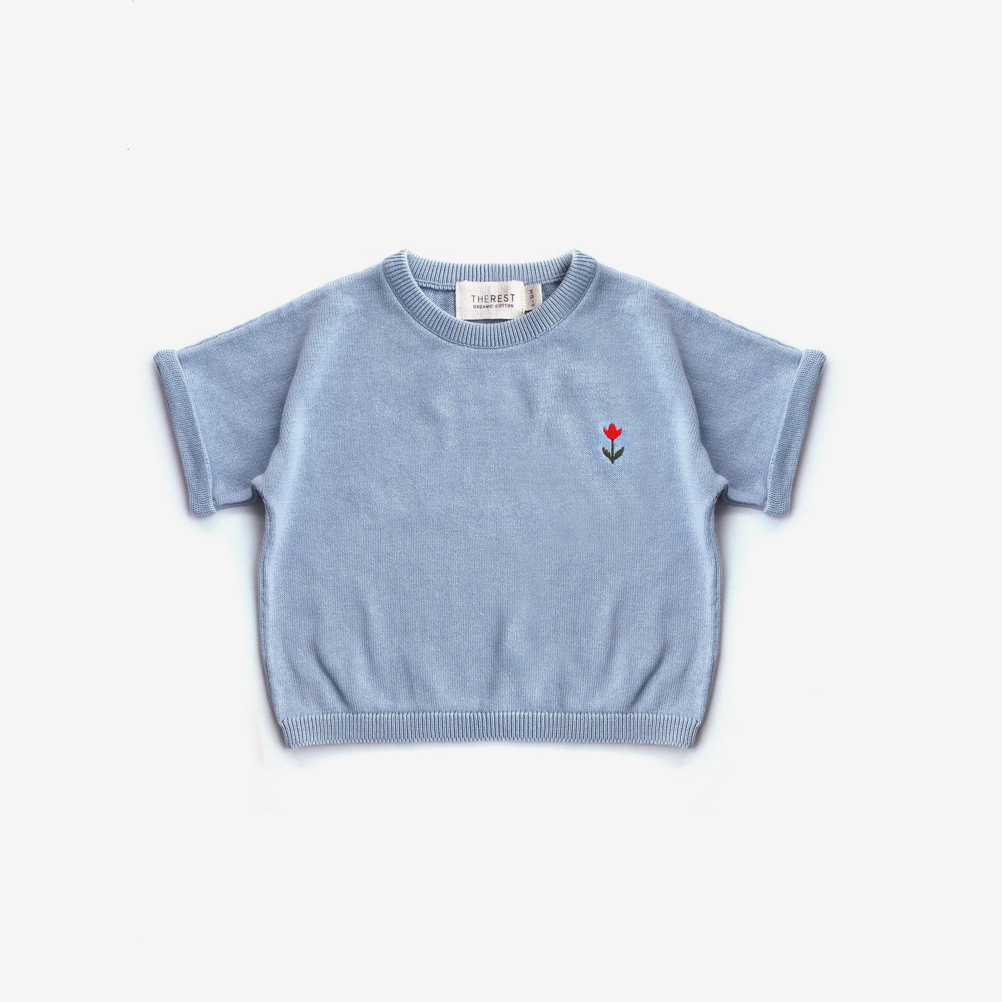 Relaxed Knit Tee - Tulip