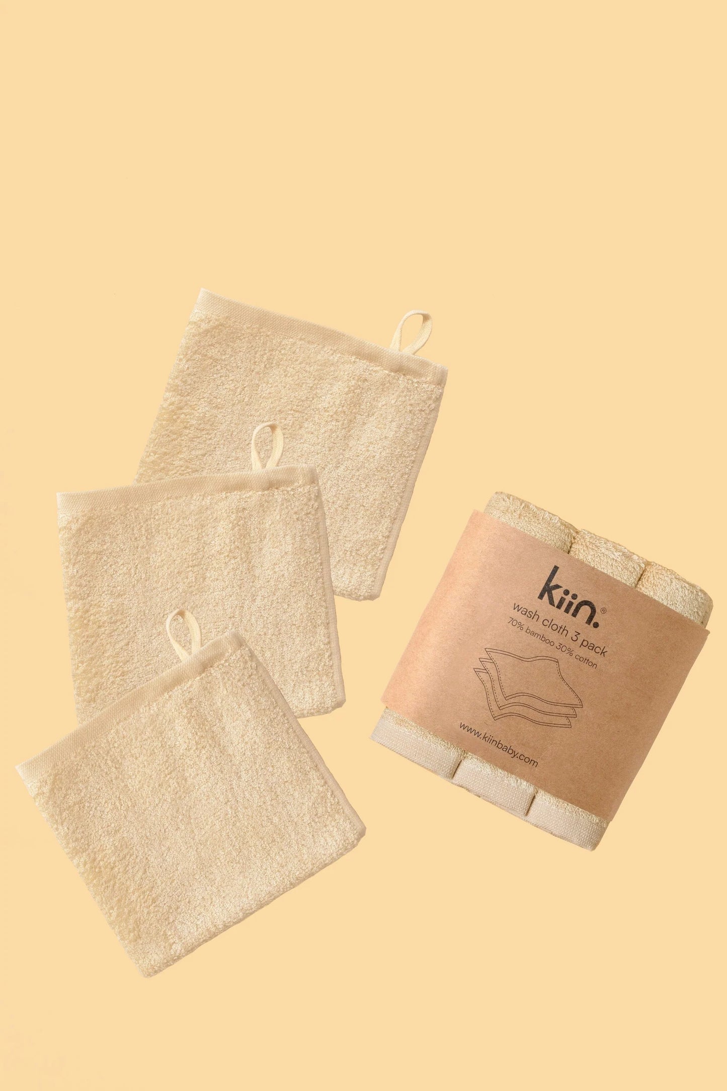 Wash Cloth | 3 Pack - Oat