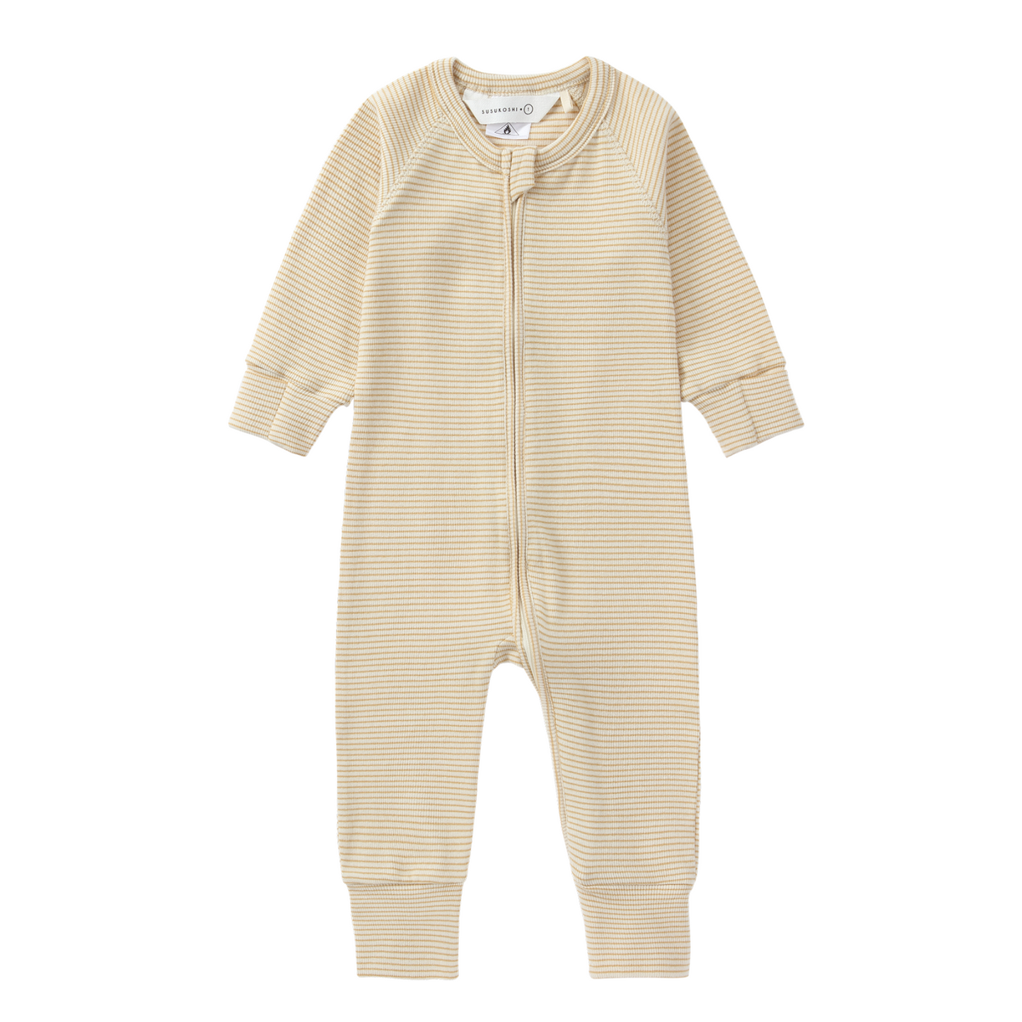 Organic Zip Growsuit - Honey