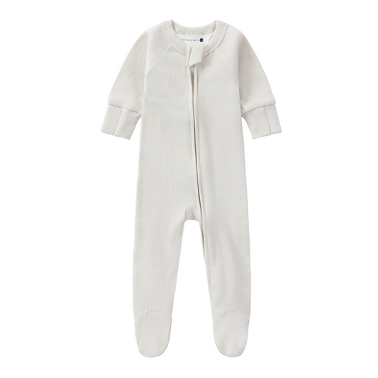 Organic Zip Growsuit - Salt