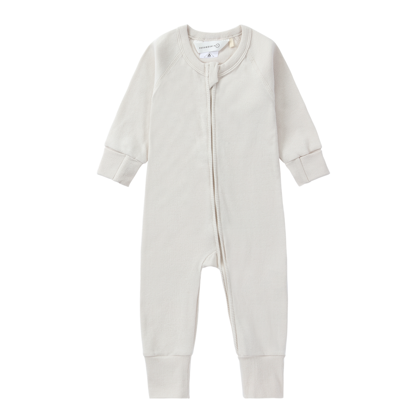 Organic Zip Growsuit - Salt