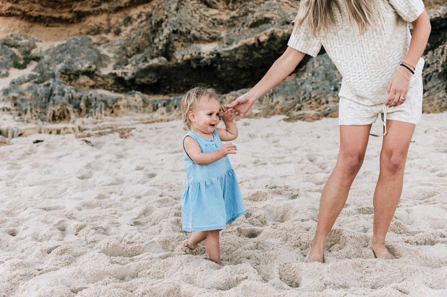 The Denim Playsuit | SIZE 0-3M LEFT