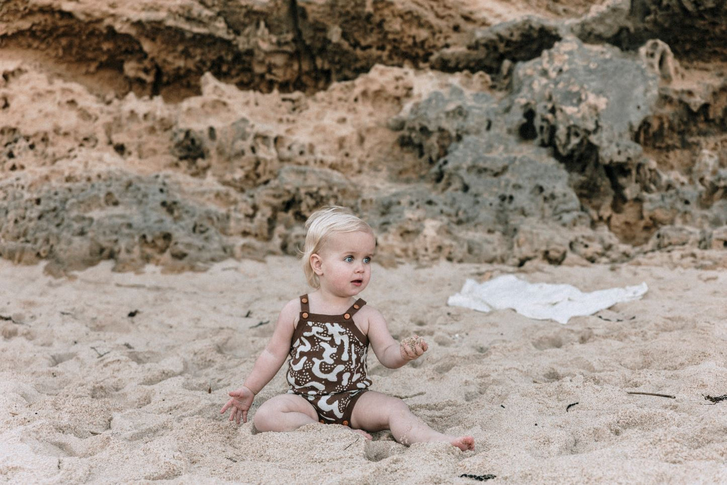 Splash Romper - Chocolate