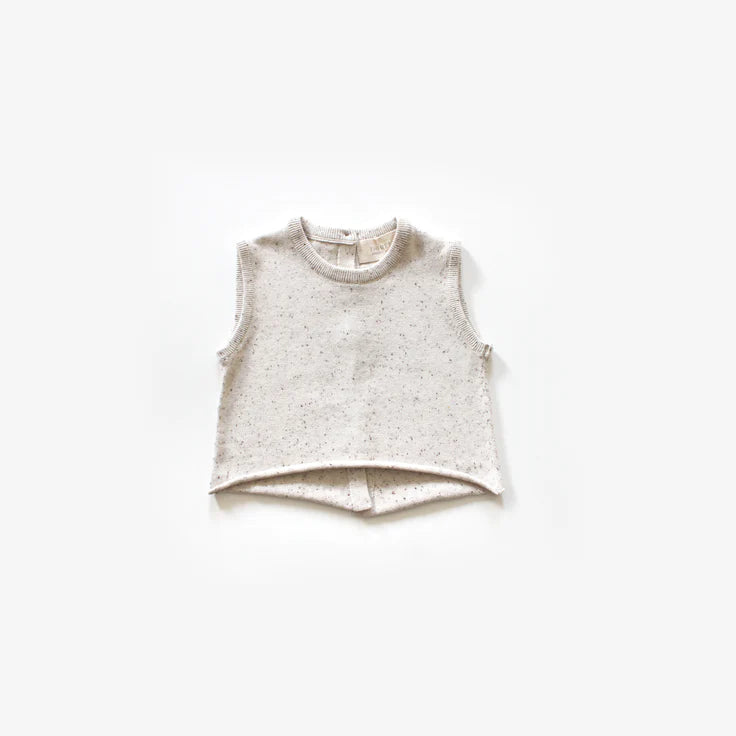 Reverse Button Up Top - Oatmeal