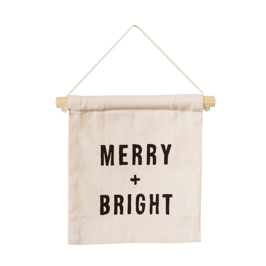 Hang Sign - Merry + Bright