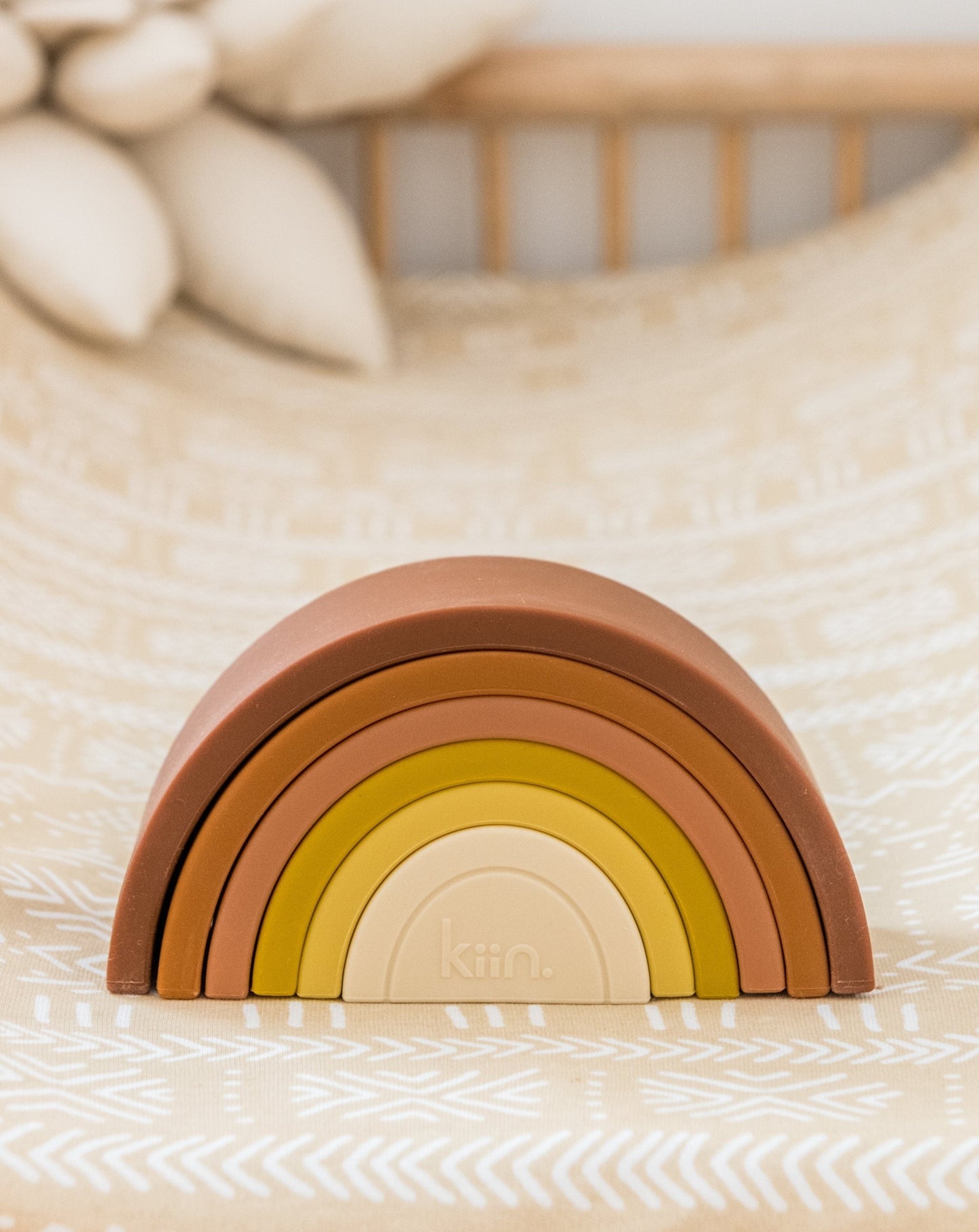 Silicone Rainbow Stacking Toy