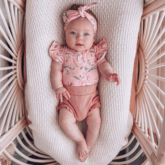 High Waist Bloomers - Rose | SIZE NB LEFT