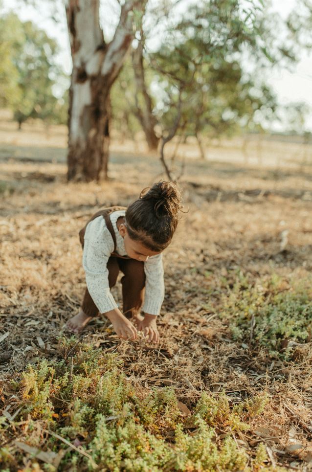 Organic Knit Overalls - Espresso