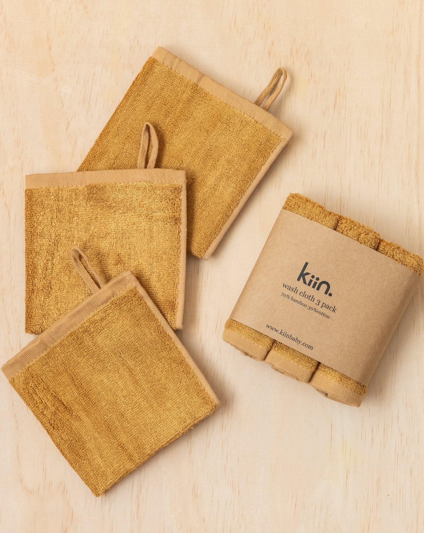 ORIGINAL COLOUR BATCH | Wash Cloth | 3 Pack - Caramel