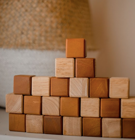 My First Block Set | Natural - 25 Pieces