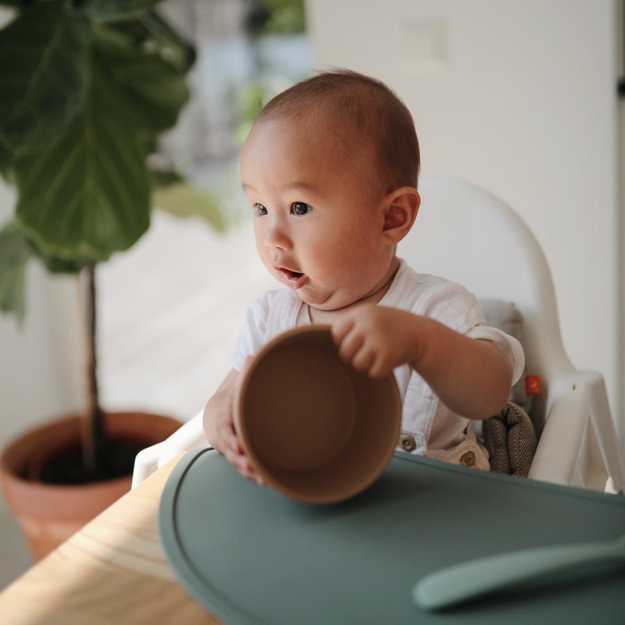 Silicone Suction Bowl - Natural