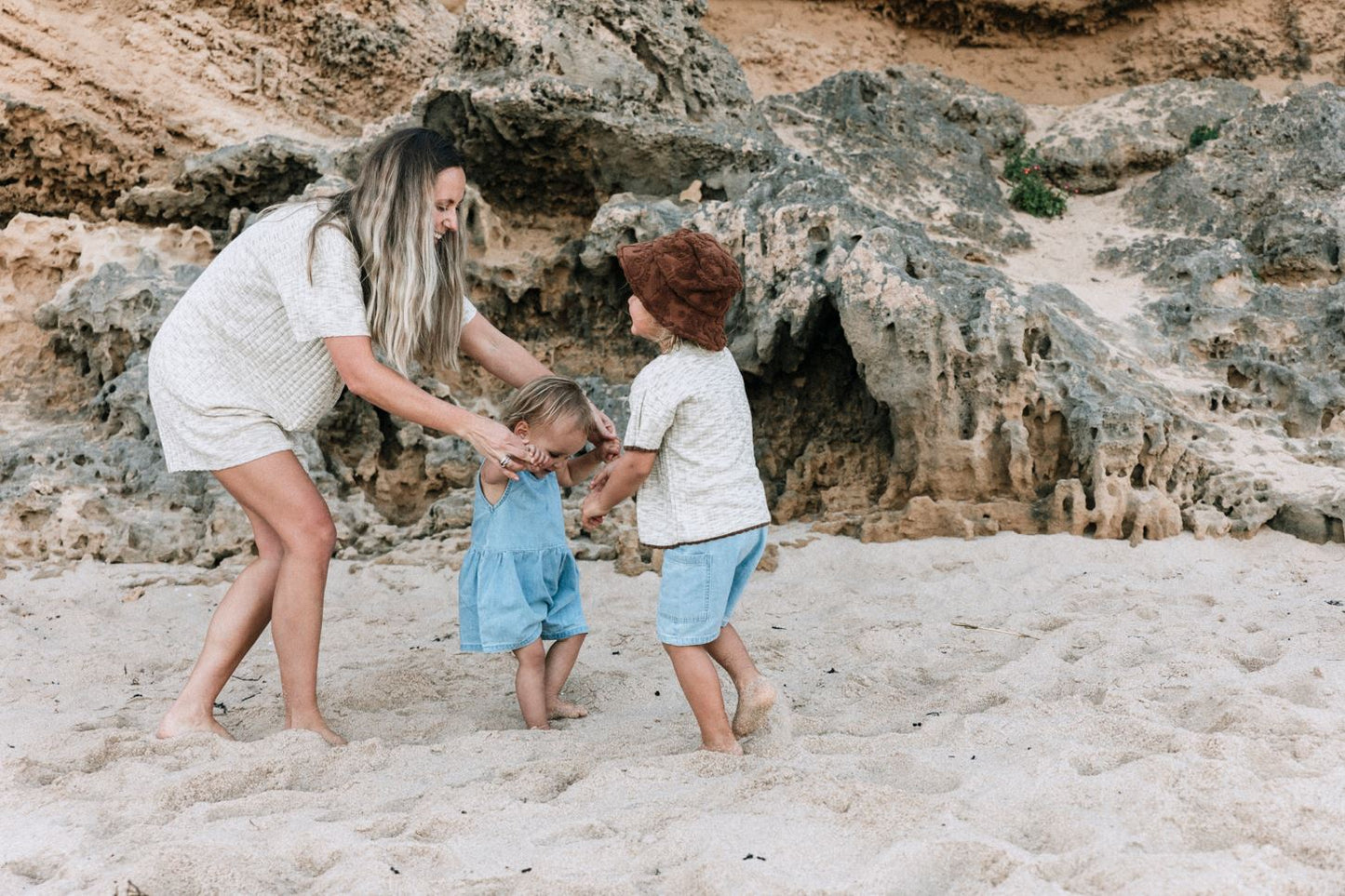 The Denim Playsuit | SIZE 0-3M LEFT