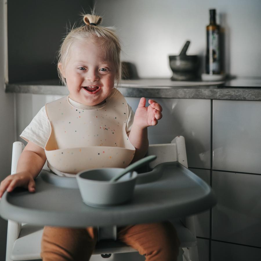 Silicone Feeding Spoons | 2 Pack - Dried Thyme/Natural