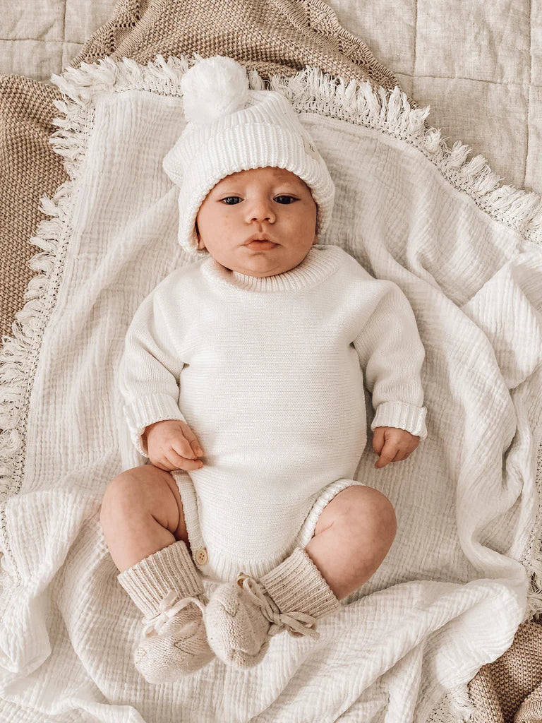 Heirloom Romper - Milk