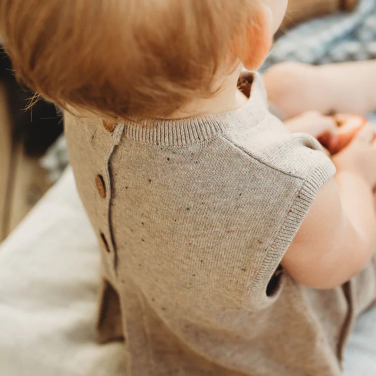 Reverse Button Up Top - Almond