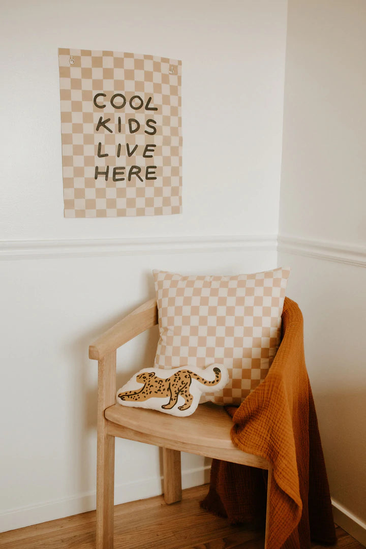 Banner - Cool Kids | Checkered Taupe