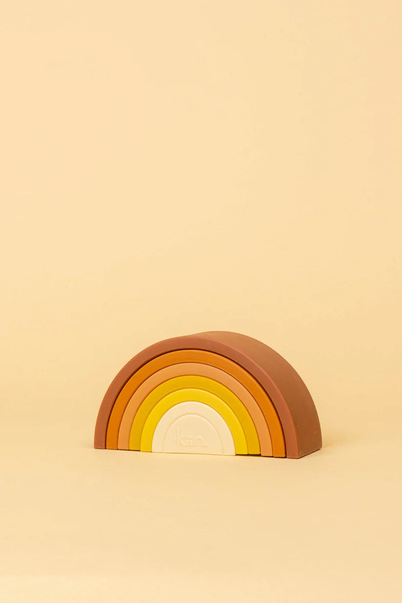Silicone Rainbow Stacking Toy