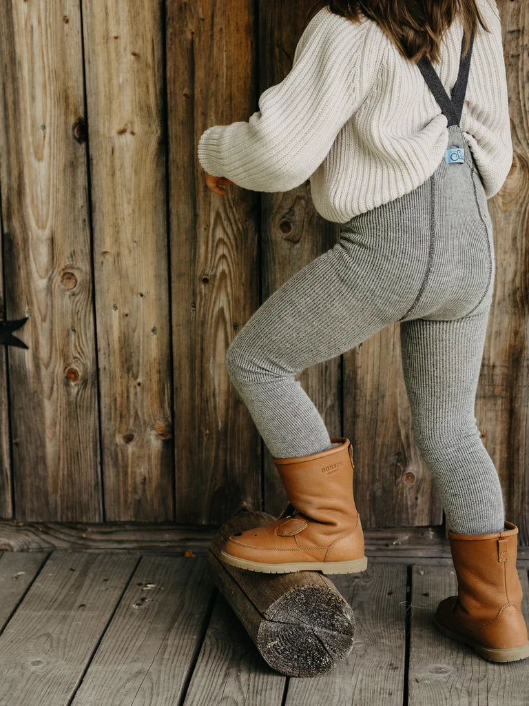 Wooly Tights | Footless - Granite Grey