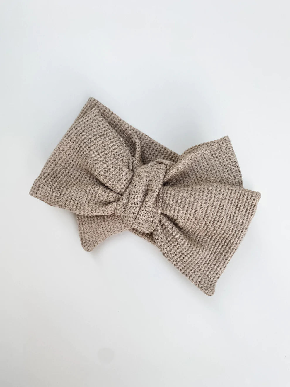 Bowie Waffle Oversized Topknot - Hazelnut