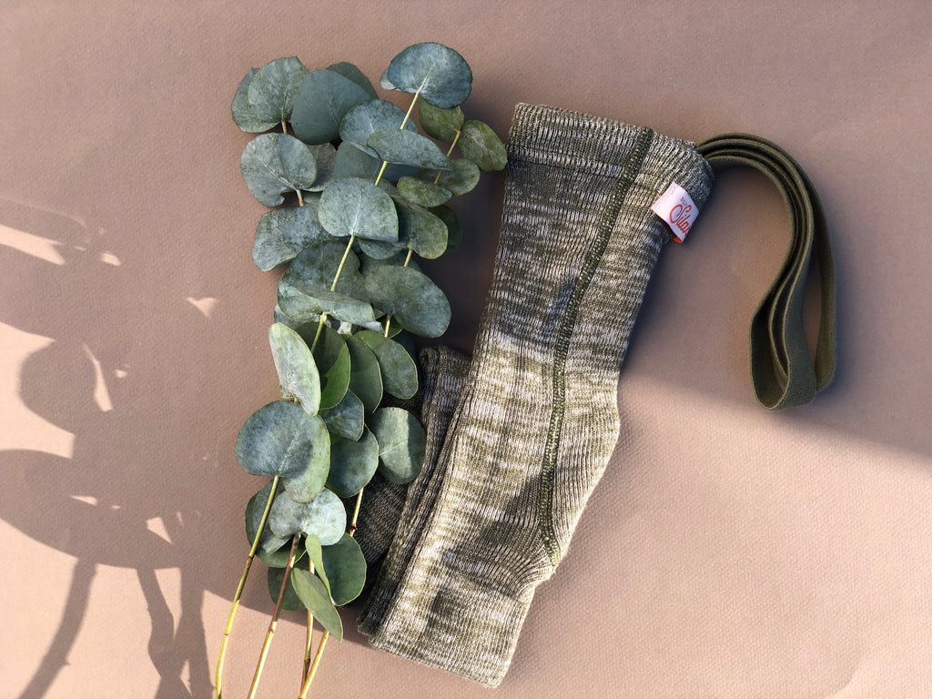 Classic Tights | Footless - Creamy Olive