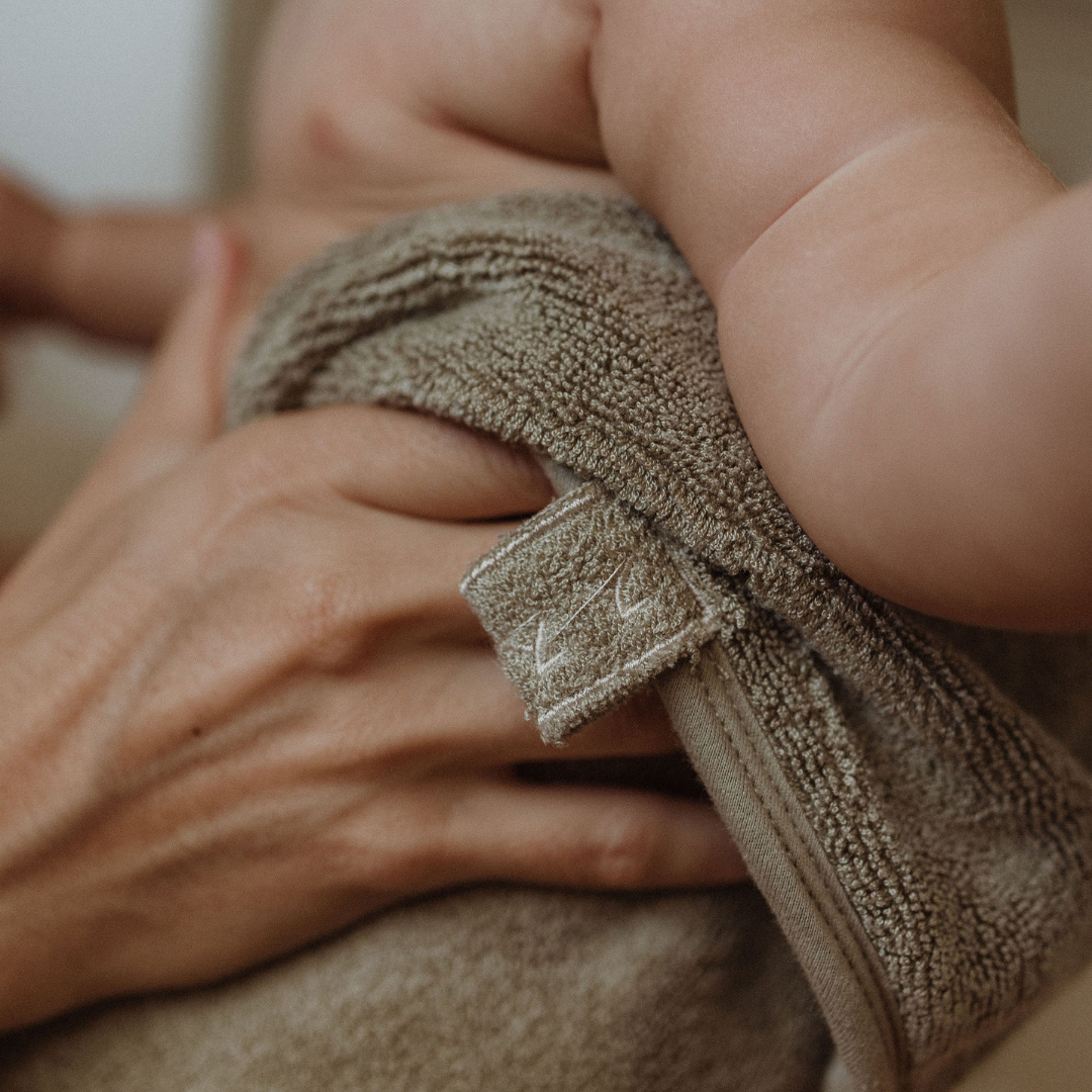 Baby Hooded Towel - Sage