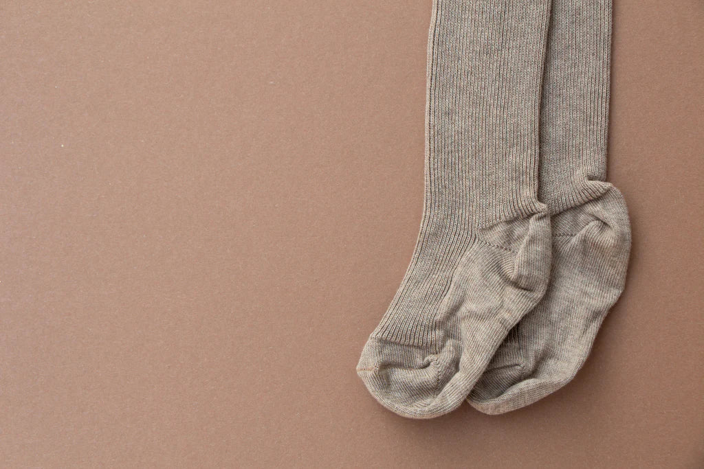 Classic Tights | Footed - Peanut Blend