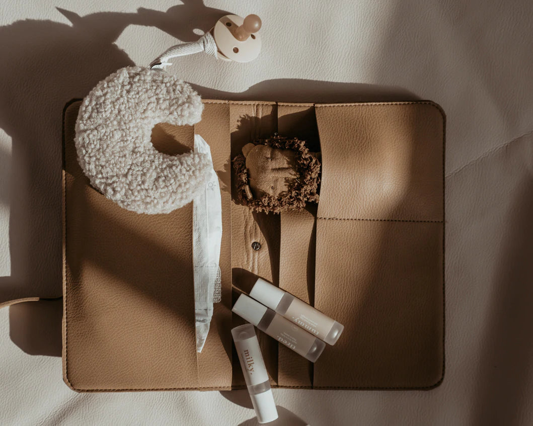 Nappy Wallet - Tan