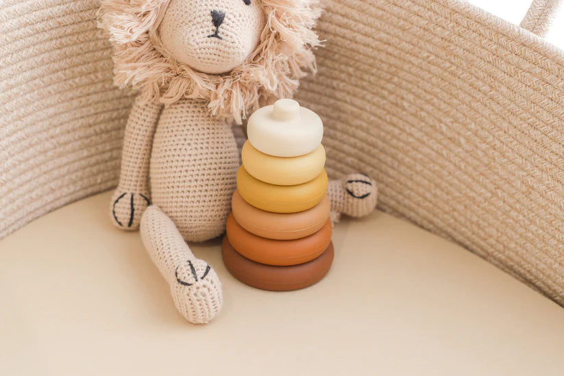 Silicone Round Stacking Tower Toy