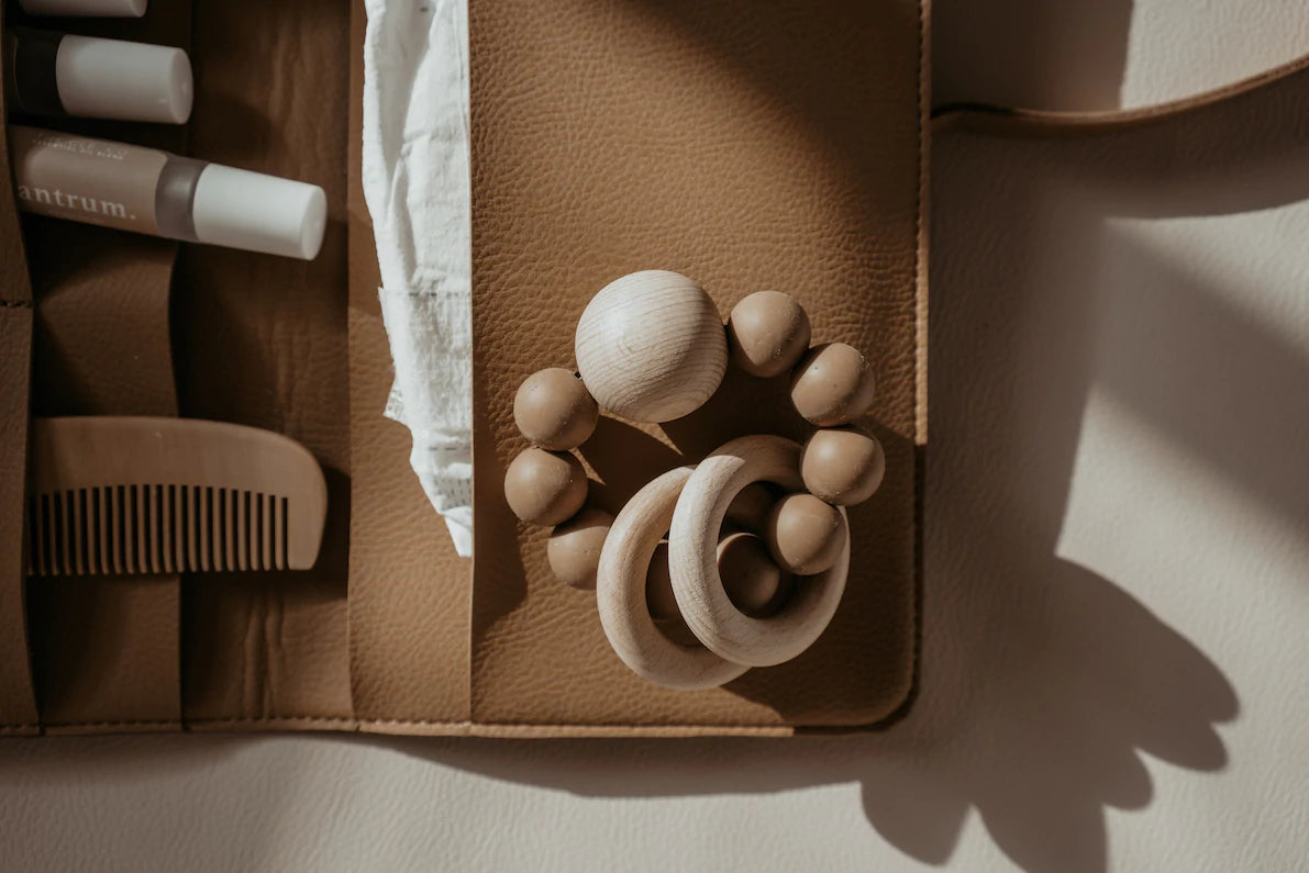 Nappy Wallet - Tan