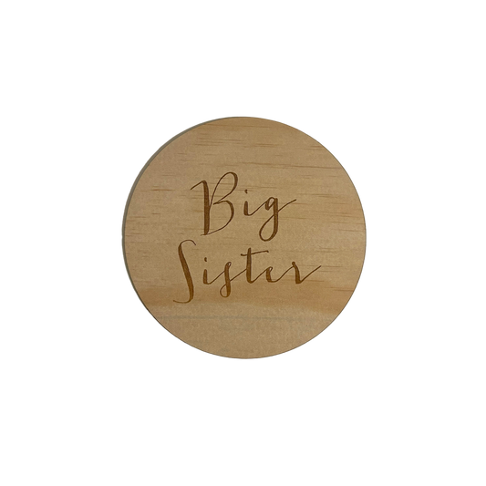 Announcement Plaque - Big Sister