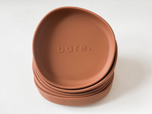 Irregular Suction Plate - Clay