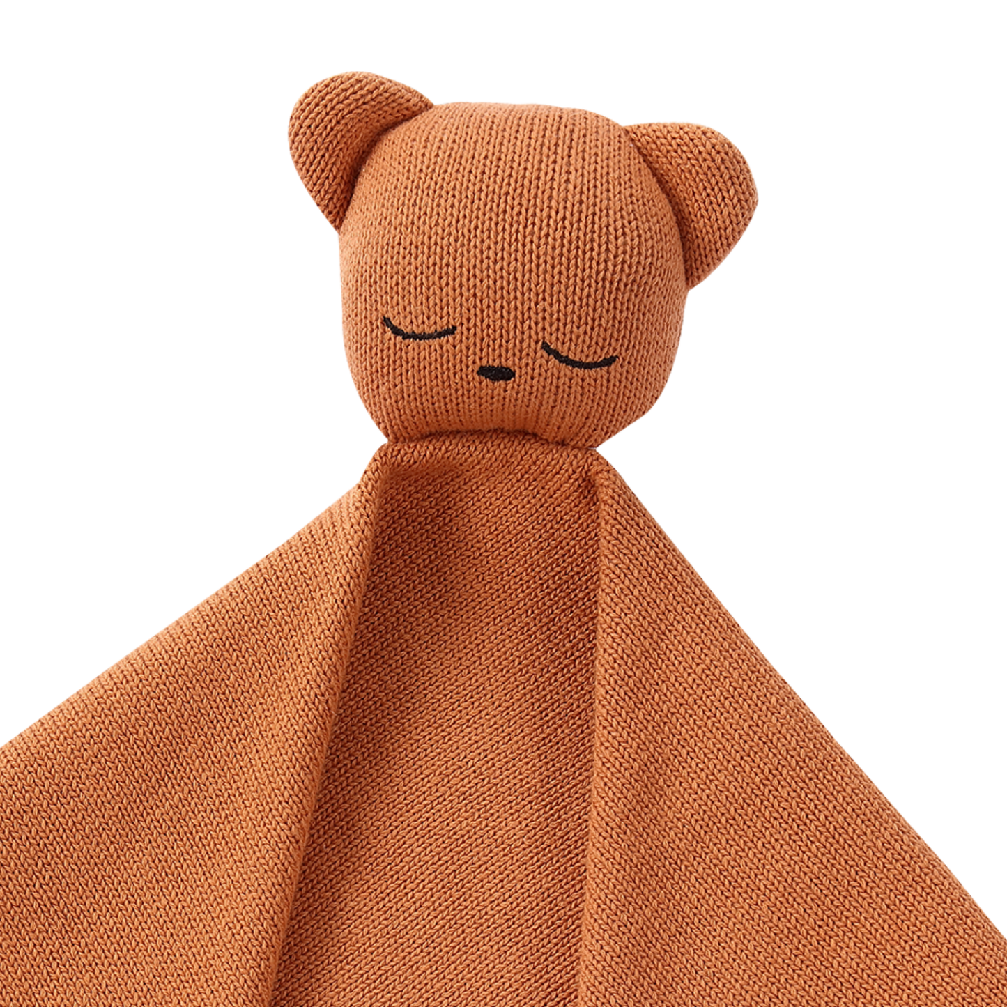 Organic Knit Cuddle Blanket | Teddy - Sunkissed