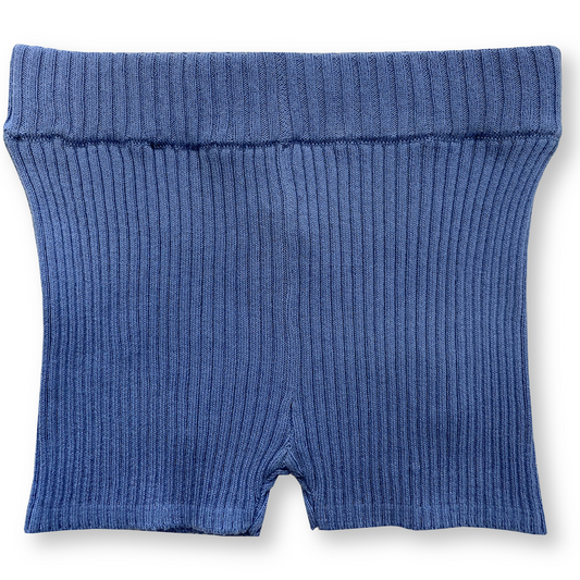 Ribbed Bike Short - Ocean
