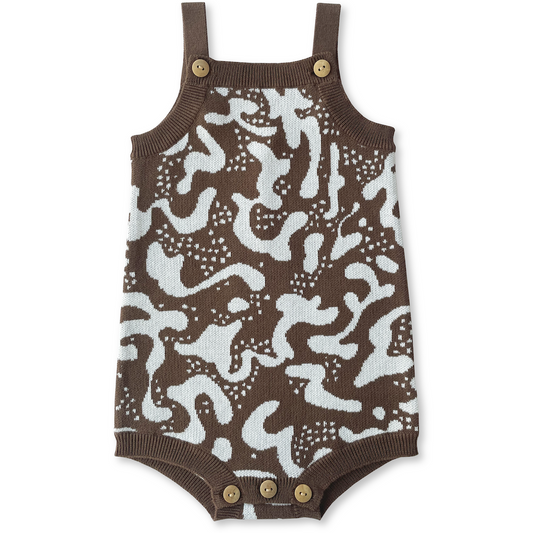 Splash Romper - Chocolate