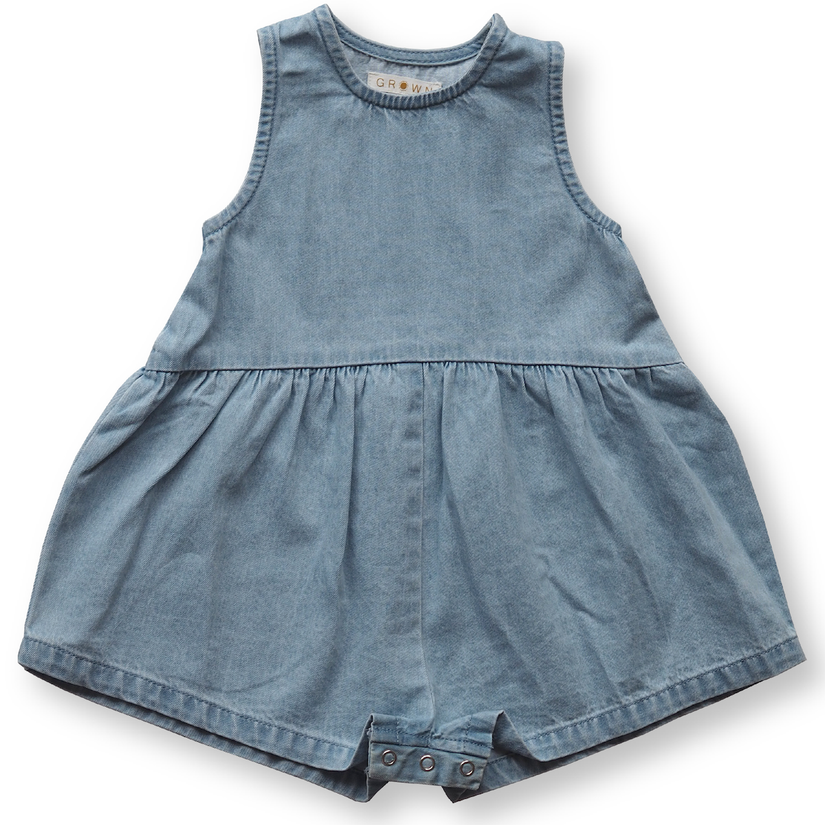 The Denim Playsuit | SIZE 0-3M LEFT