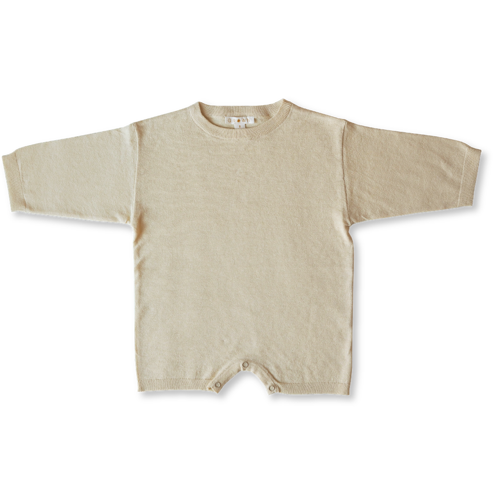 Hemp Oversized Playsuit - Lemonade