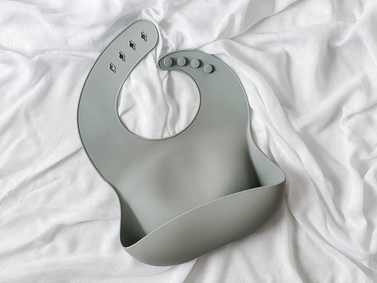 Silicone Bib - Grey